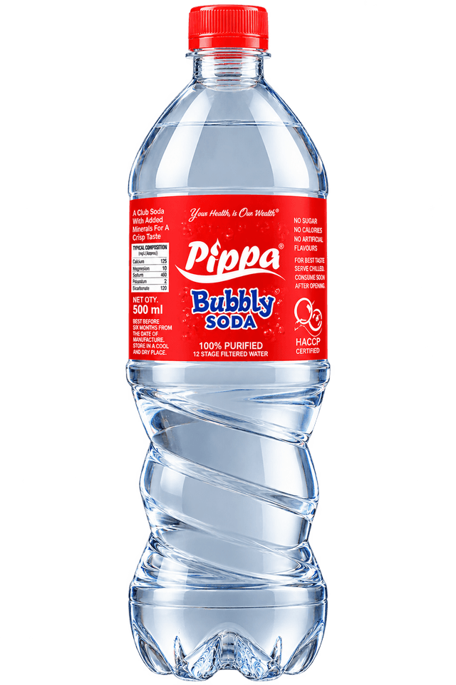 Pippa Bubbly Club Soda — 650 ml